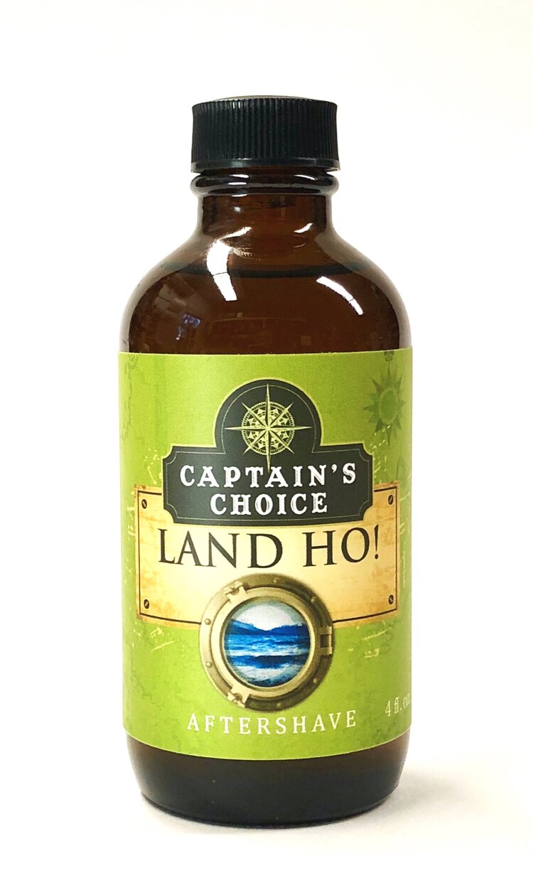 Captain's Choice Land Ho! Aftershave, 4 oz