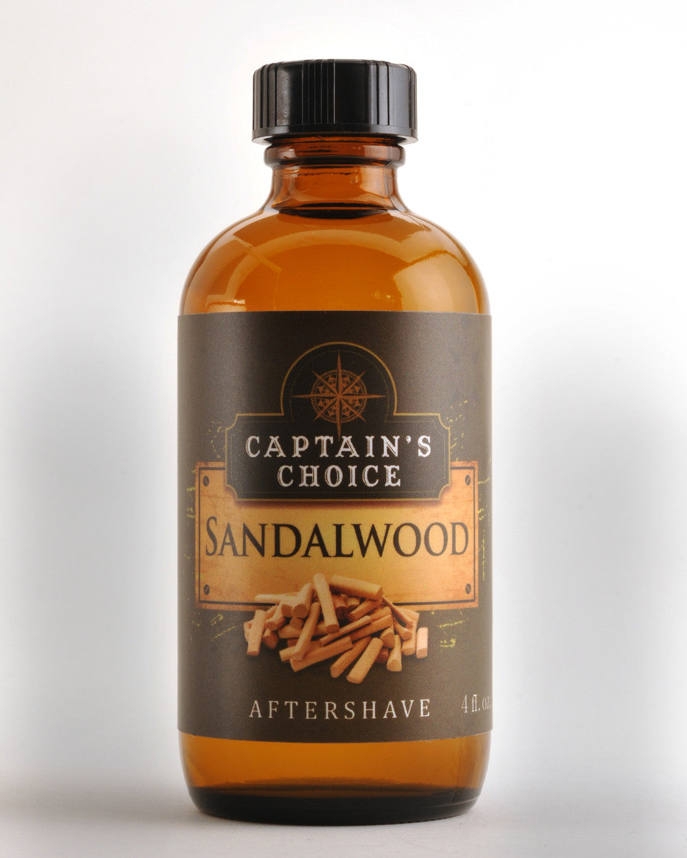 Captain's Choice Sandalwood Aftershave, 4 oz