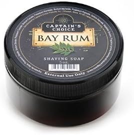 Captain's Choice Bay Rum Shaving Soap, 5 oz